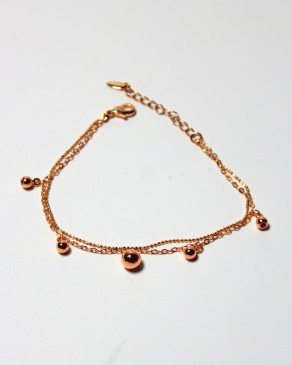 Ball Drop Bracelet - Gold - Nuzha - Image 5