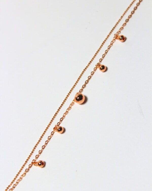 Ball Drop Bracelet - Gold - Nuzha - Image 4