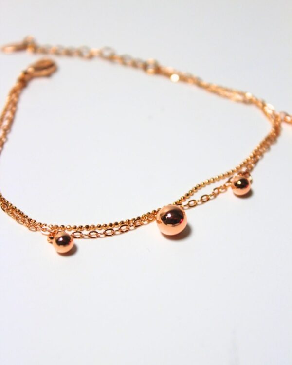 Ball Drop Bracelet - Gold - Nuzha - Image 2